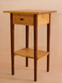 Tiger Maple End Table